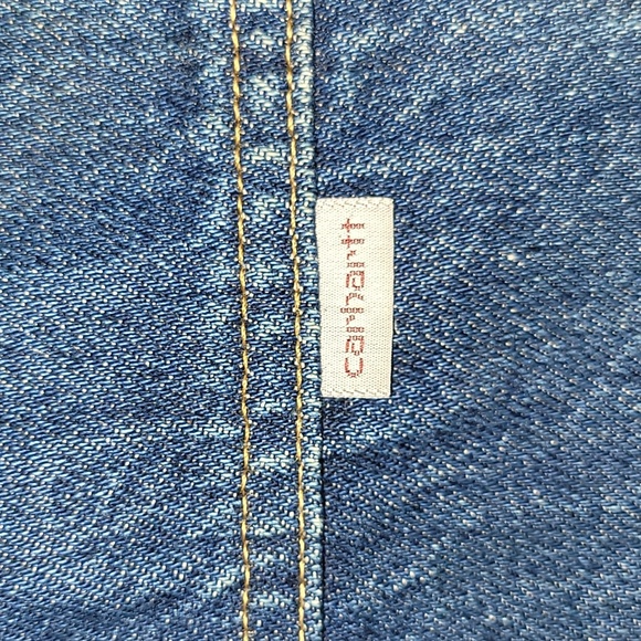Vintage. Made in USA. 1989. Carhartt denim vest w/sherpa-lining. Size XLT - Picture 2 of 14